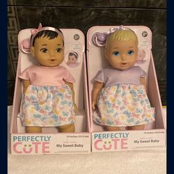 My Sweet Baby Dolls Pink & Purple Colors