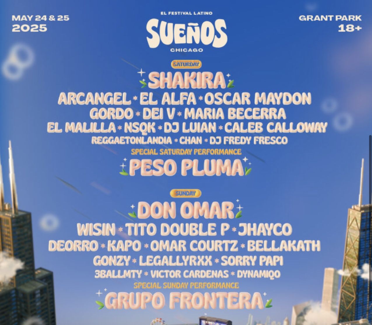 Sunday Sueños GA+ Wristband