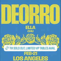 Selling Deorro Tickets For Tonight 
