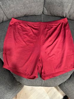Red 3XL Polyester Athletic Shorts