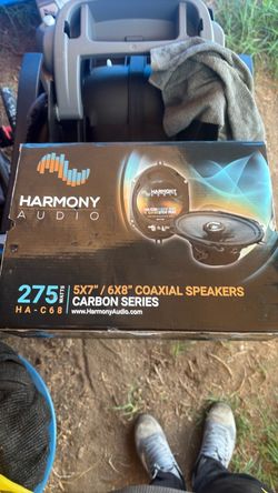 Harmony Audio HA-C68 Carbon Series Coaxial Speakers
