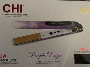 Chi Flat Iron Purple Reign Limited Edition Brand New For Sale In