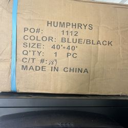 Humphrys Tarp Cover Blue And Black 