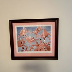 Custom Art: Flying Pigs 