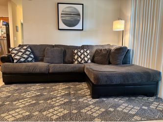 Cozy Dark Gray Ashley Sectional