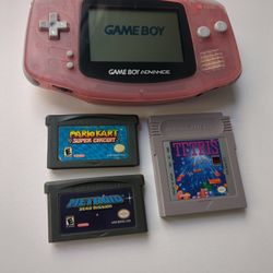 Gameboy advance with games
