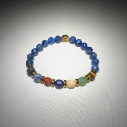 7 Chakra Bracelet - Dumortierite 