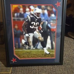 Signed Lawrence Maroney Framed Photograph 
