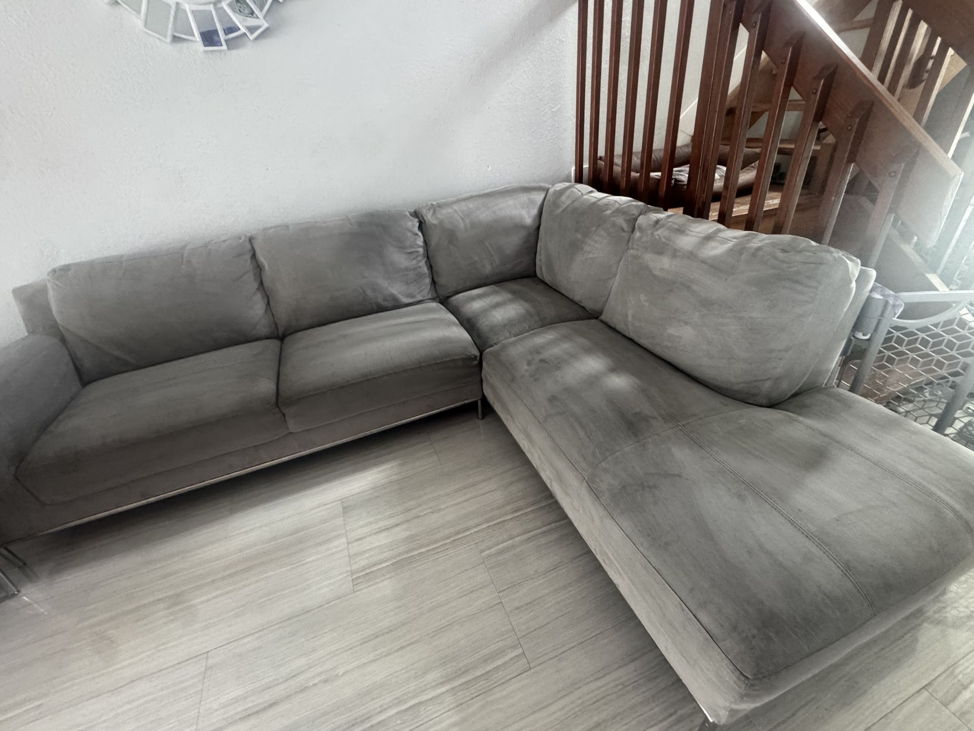 Sectional And Arm Chair