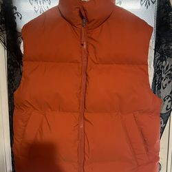 H&M Orange Puffer Vest