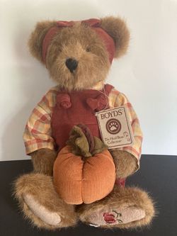 Vintage Boyds Bears Head Bean Collection Plush Bear