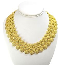 Necklace With Intricate Beaded Design Egiptean