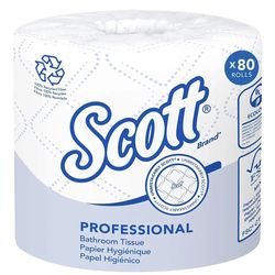 SCOTT Essential Recycled Fiber Standard Bath Roll - 13217 (80 Count).