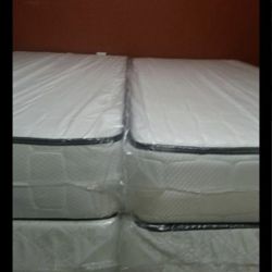 2 twin sizes new thick beds can deliver 