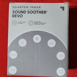 Sharper Image Sound Soother Revo white noise machine