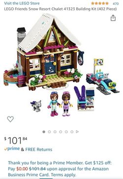 Lego And Friends Snow Resort 41323