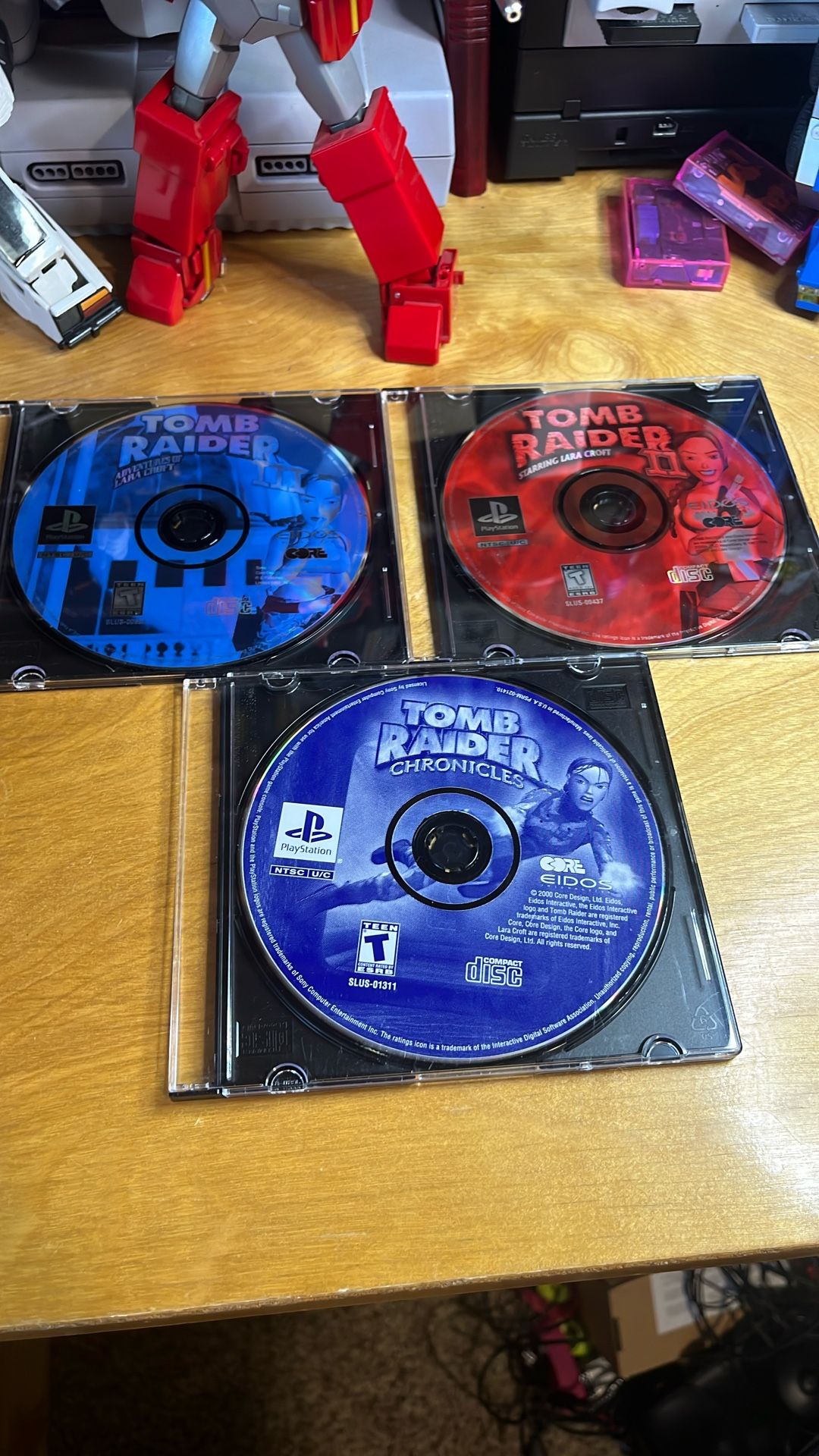 PlayStation 1 / PS1 - Tomb Raider Games