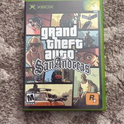 GTA Grand Theft Auto San Andreas For Original Xbox