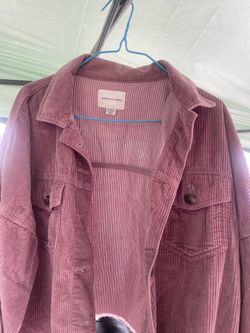 Cropped purple jacket
