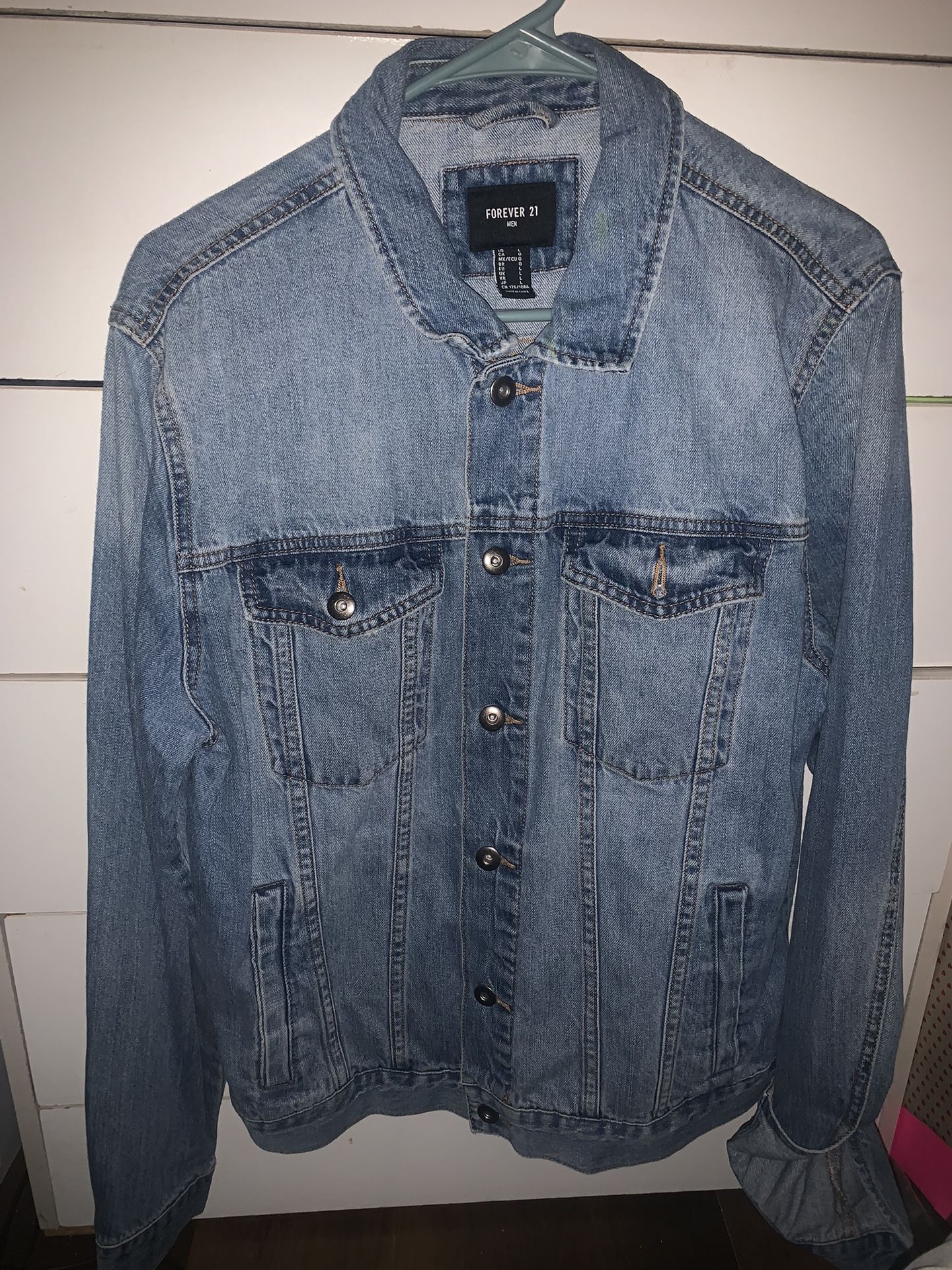 Forever 21 Denim Jacket Large