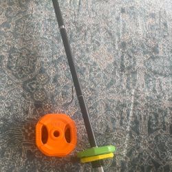 Barbell With Weight Plates 