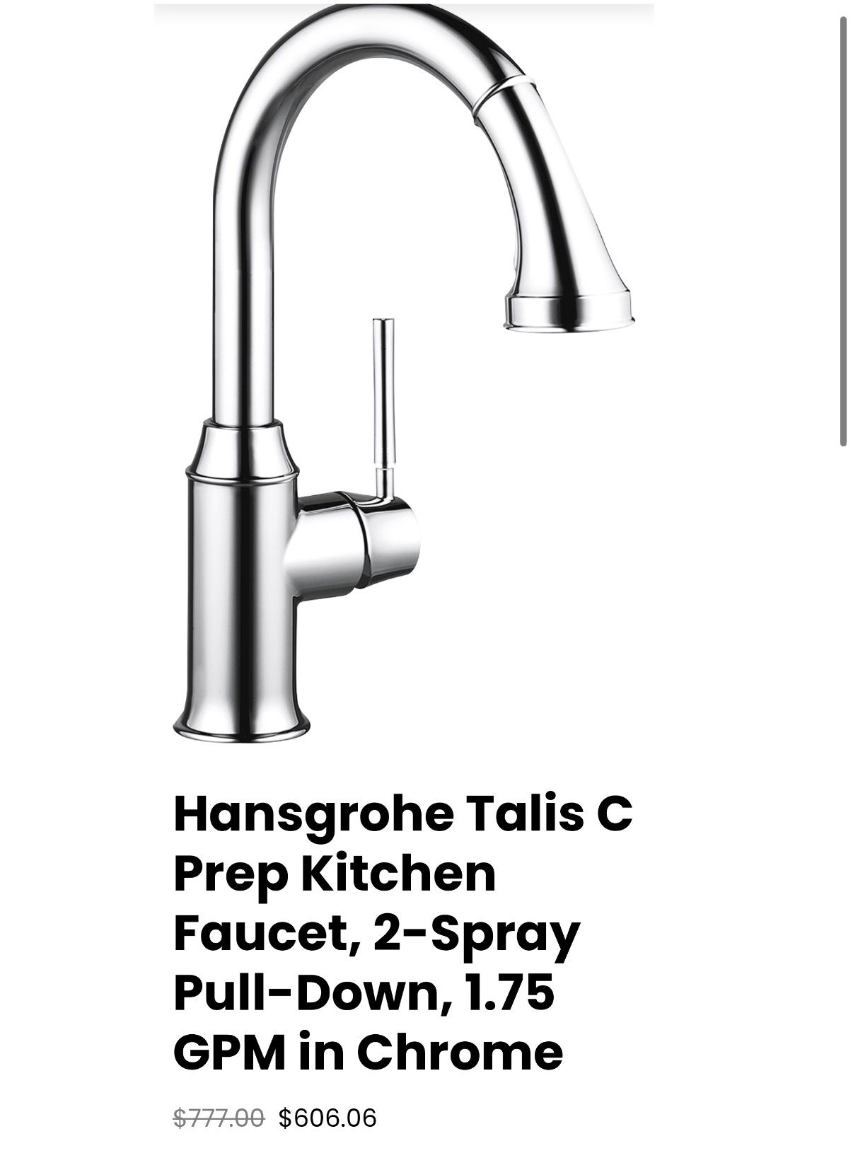 Hansgrohe Kitchen Fauct
