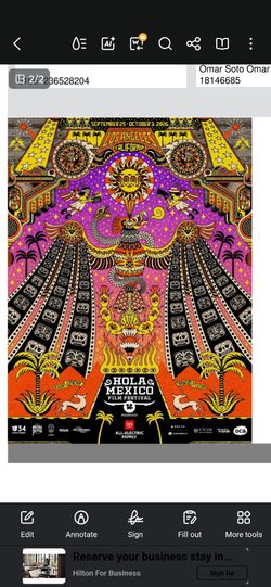 Hola Mexico Closing night showing 10/3