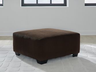 Landsings Chocolate Oversized Accent Ottoman (Online Special Price)
