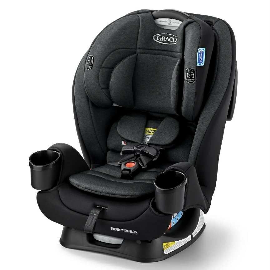 Graco TrioGrow SnugLock 3-in-1 Convertible Car Seat Warren