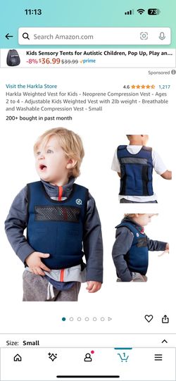 Harkla Compression Vest For Toddler -weighted