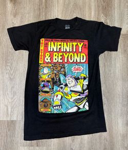 Toy Story Buzz Lightyear “Infinity & Beyond” Graphic T-Shirt – Size Small
