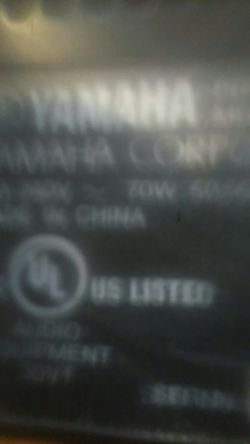 Yahama portable PA system