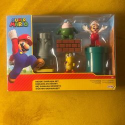 Mario Desert Diorama Set Figures 