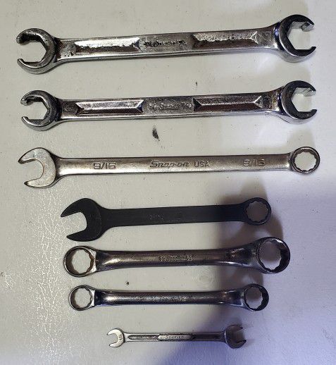 Lot Of 7 Snap-On Wrenches