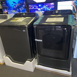 Samsung Black Washer And Dryer Set
