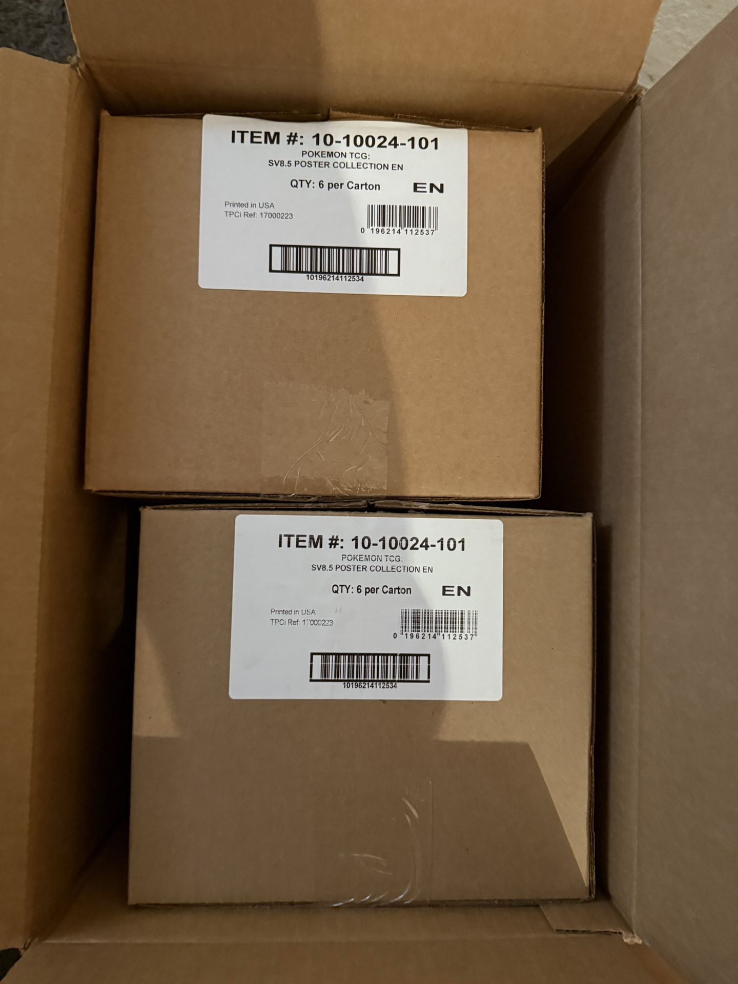 Prismatic Poster Collection Case (Contains 6) Sealed Pokemon Cards