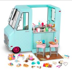 Ice cream truck toy + accessories