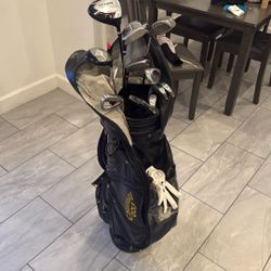 Golf Clubs And Callaway Golf Bag