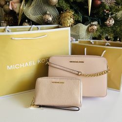 Michael Kors crossbody bag and wallet