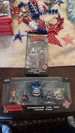 Metal DnD figures