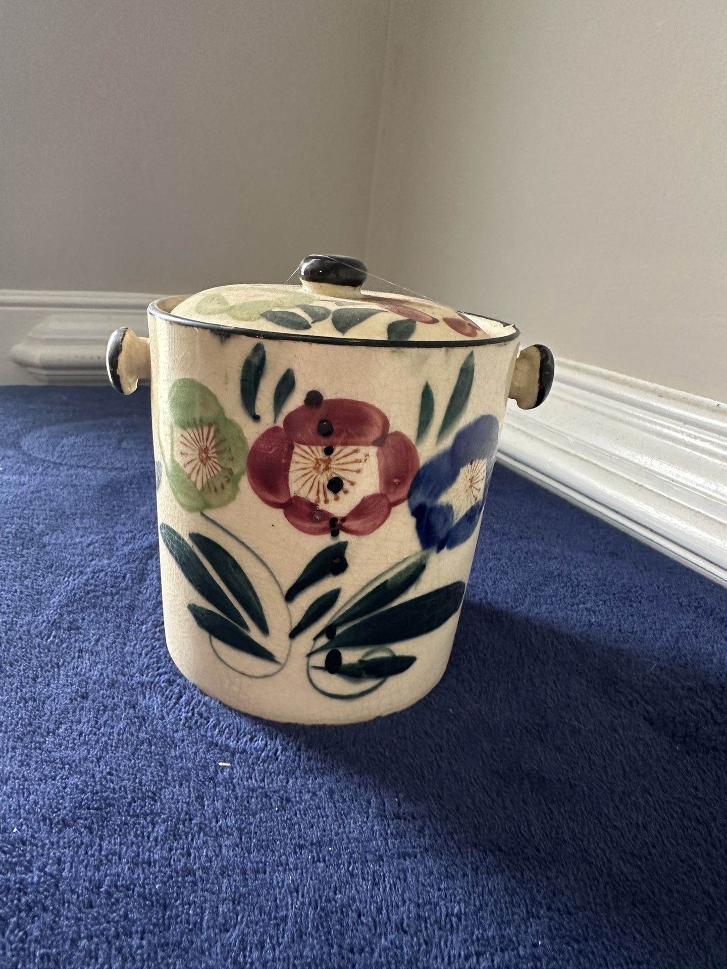 Japanese Biscut Jar Mid 20th Century