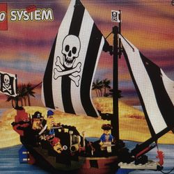 RARE 1993 Lego Pirates- Renegade Runner (6268) 100% complete