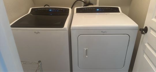 Whirlpool Cabrio washer and gas dryer