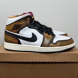 Air Jordan 1 Mid SE “Orange Wear Away” (2022) Size 12M (Replacement Box)