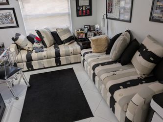 Couch, loveseat, table combination sectional