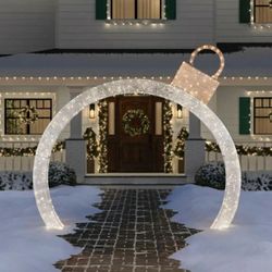 9.5ft Yuletide Lane GIANT-SIZED LED Ornament Archway 