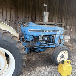 Ford 3910 Diesel Tractor w/ Bush Hog – Starts Right Up – New Battery