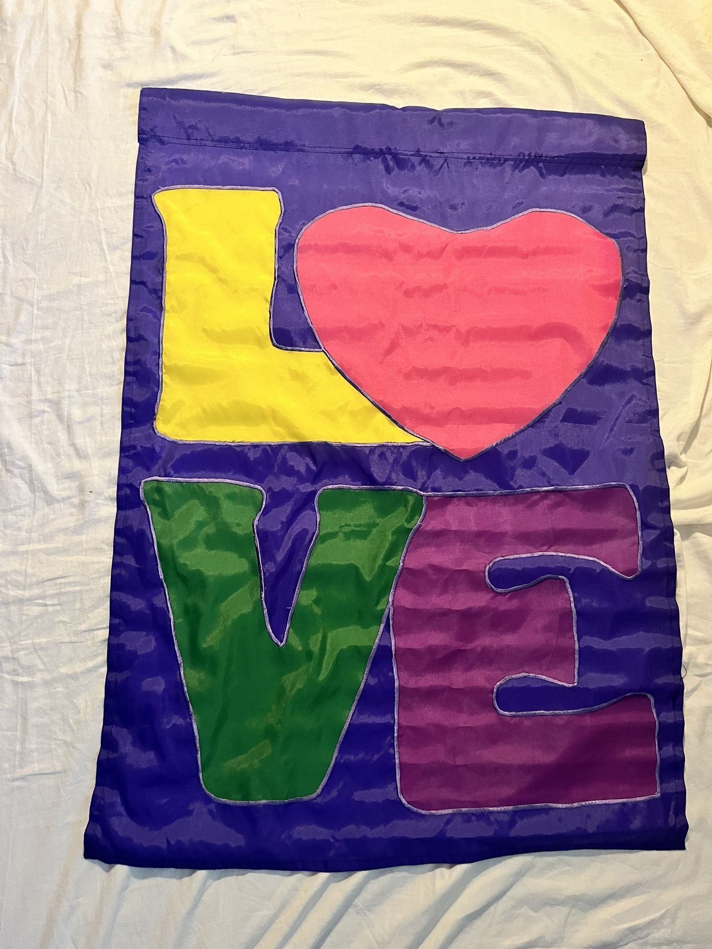 LOVE Decor Yard Flag 