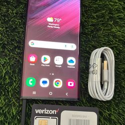 Samsung Galaxy S22 Ultra 5g. Like New And Unlocked! With 1 Month Free Verizon!