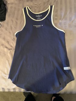 Youngla Rocket Tanks Ribbed In Red, Black And Mint